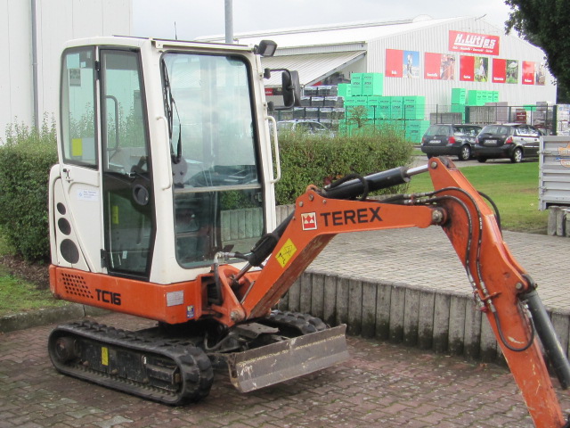 Minibagger Terex TC 16 inkl.Anhänger